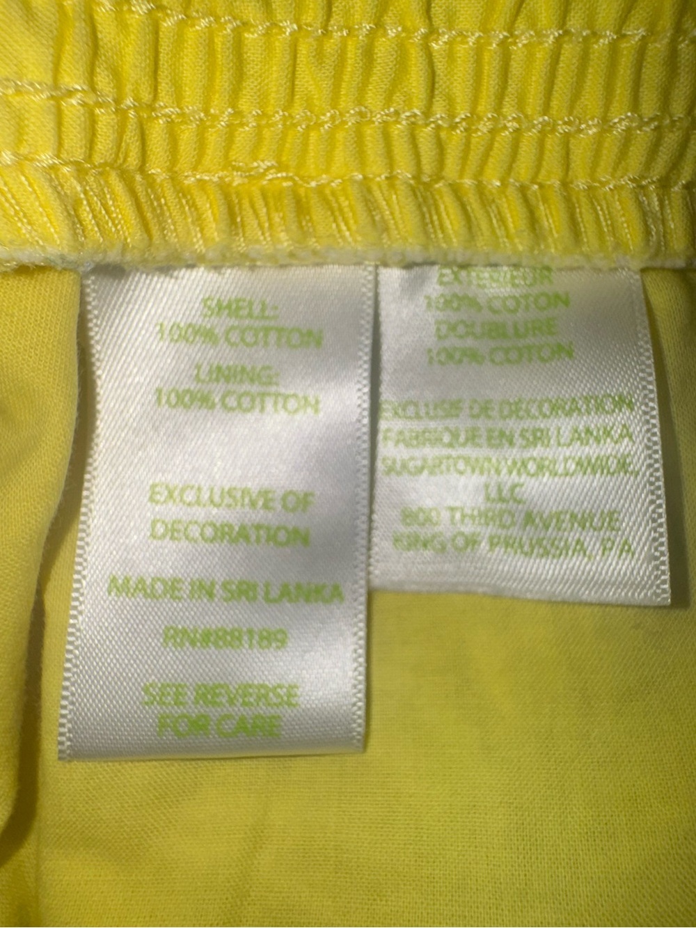 Lilly Pulitzer Katia Embroidered Watch Hill Yellow Sequin Shorts size small - Picture 12 of 13